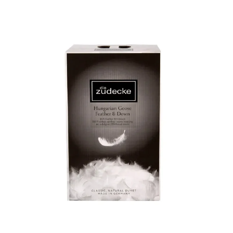 Wool - filled duvets for natural insulation and moisture - wicking properties85% Hungarian Goose Feather and 15% Down Duvet from Die Zudecke Wool - filled duvets for natural insulation and moisture - wicking properties85% Hungarian Goose Feather and 15% Down Duvet from Die Zudecke