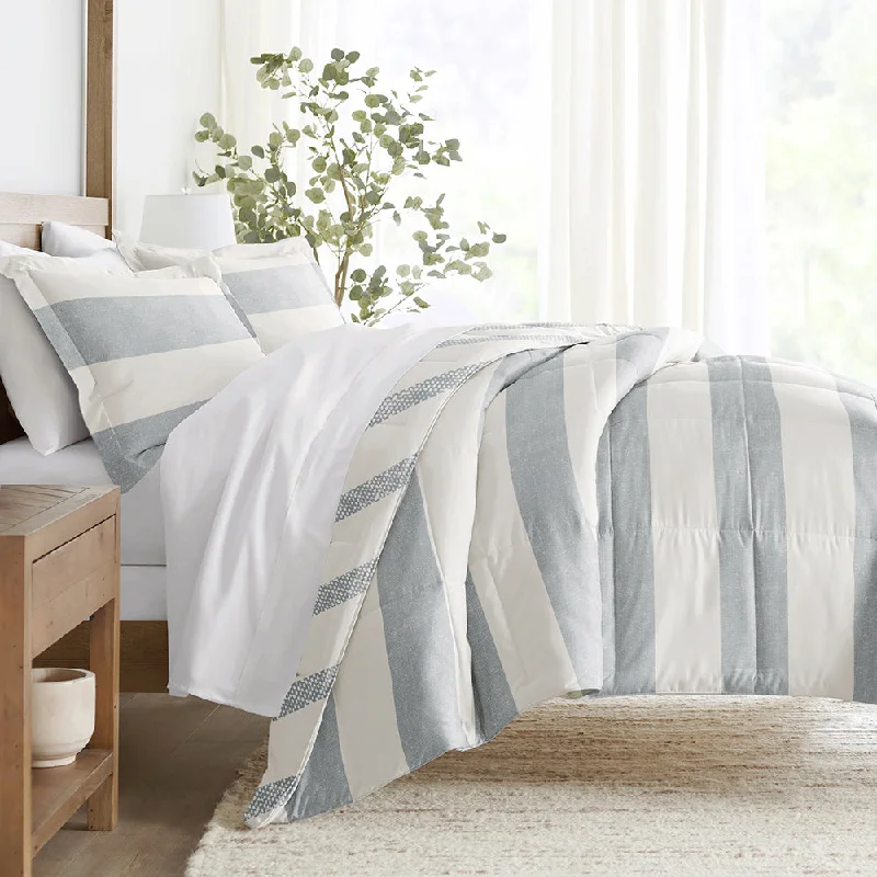 King - size comforters to fit large king - sized beds perfectlyDistressed Stripe Reversible Down-Alternative Comforter Set King - size comforters to fit large king - sized beds perfectlyDistressed Stripe Reversible Down-Alternative Comforter Set
