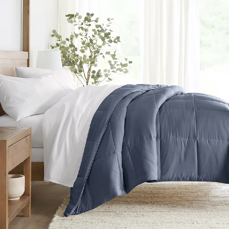 Wool - filled comforters with natural moisture - wicking and temperature - regulating featuresSolid Down-Alternative Comforter Wool - filled comforters with natural moisture - wicking and temperature - regulating featuresSolid Down-Alternative Comforter