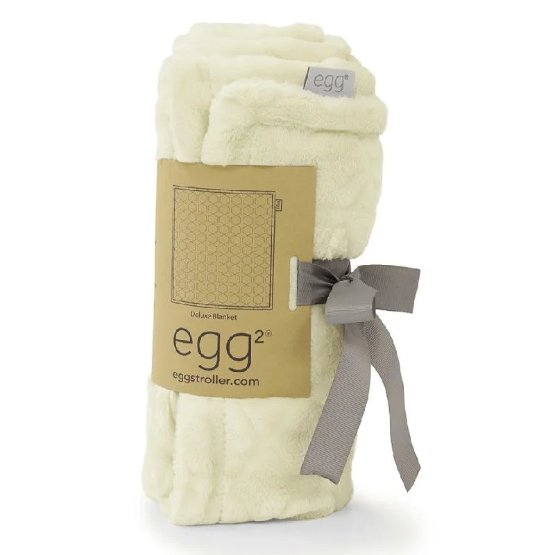 Fleece blankets for a cozy and plush textureEgg Deluxe Blanket - Cream