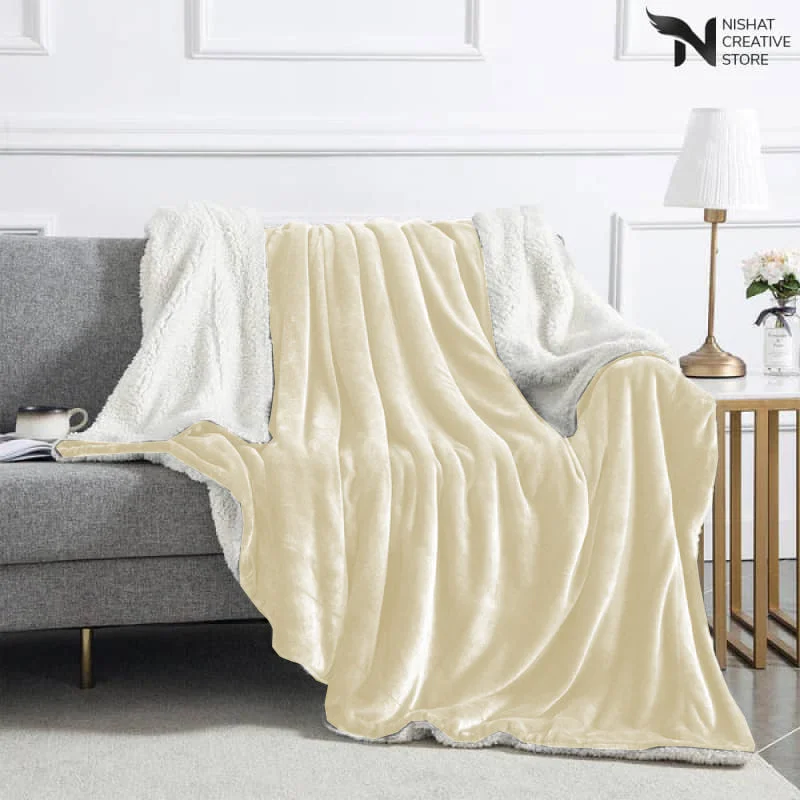Synthetic fiber blend blankets for a budget - friendly choiceExclusive Sherpa Double Blanket NCS # 130 Synthetic fiber blend blankets for a budget - friendly choiceExclusive Sherpa Double Blanket NCS # 130