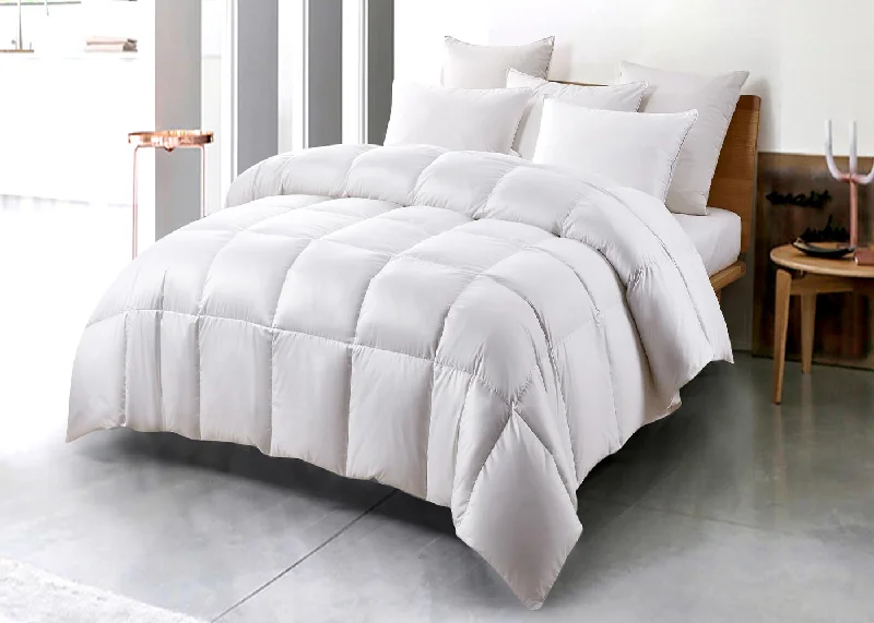 Down - filled comforters for supreme warmth and lightnessSerta Extra Warmth White Down Fiber Comforter Down - filled comforters for supreme warmth and lightnessSerta Extra Warmth White Down Fiber Comforter