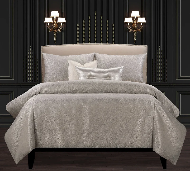 Bamboo - fiber - filled comforters with antibacterial and breathable qualitiesF Scott Fitzgerald Jazz Club Silver Luxury King Duvet Cover and Insert Set Bamboo - fiber - filled comforters with antibacterial and breathable qualitiesF Scott Fitzgerald Jazz Club Silver Luxury King Duvet Cover and Insert Set