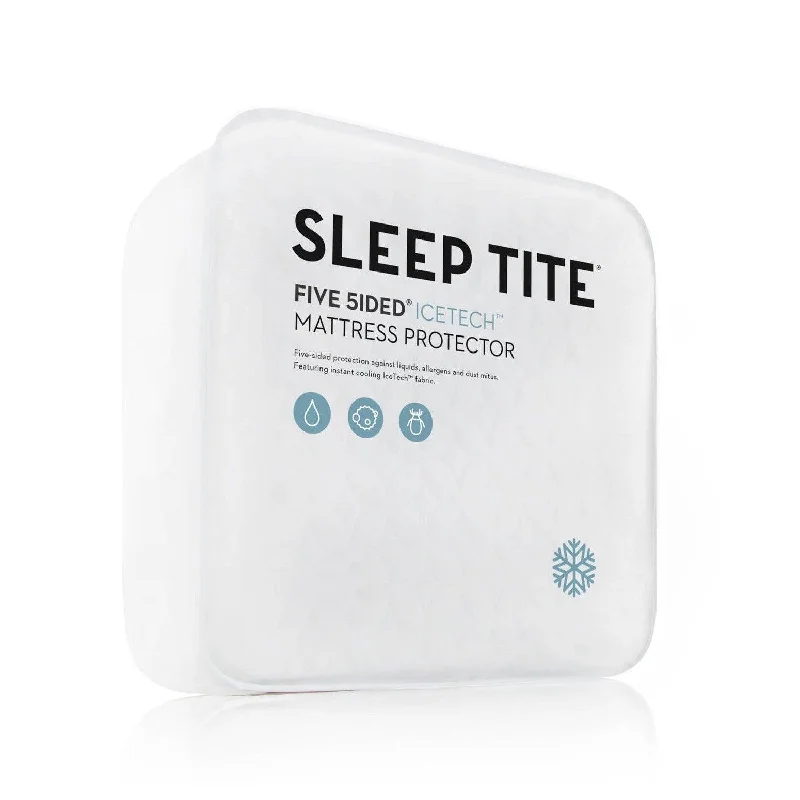 Natural latex and organic cotton blend mattressesMalouf Five 5Ided® Icetech™ Mattress Protector