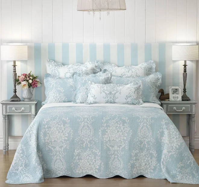 mid - century modern bedspreads with iconic shapes and colors for a stylish spaceFlorence Blue Bedspread Set by Bianca mid - century modern bedspreads with iconic shapes and colors for a stylish spaceFlorence Blue Bedspread Set by Bianca