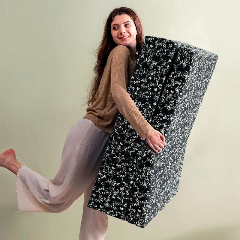Wool - filled mattresses for natural insulation and moisture - wickingFoldable/Portable Mattress-Indigo Indus Wool - filled mattresses for natural insulation and moisture - wickingFoldable/Portable Mattress-Indigo Indus