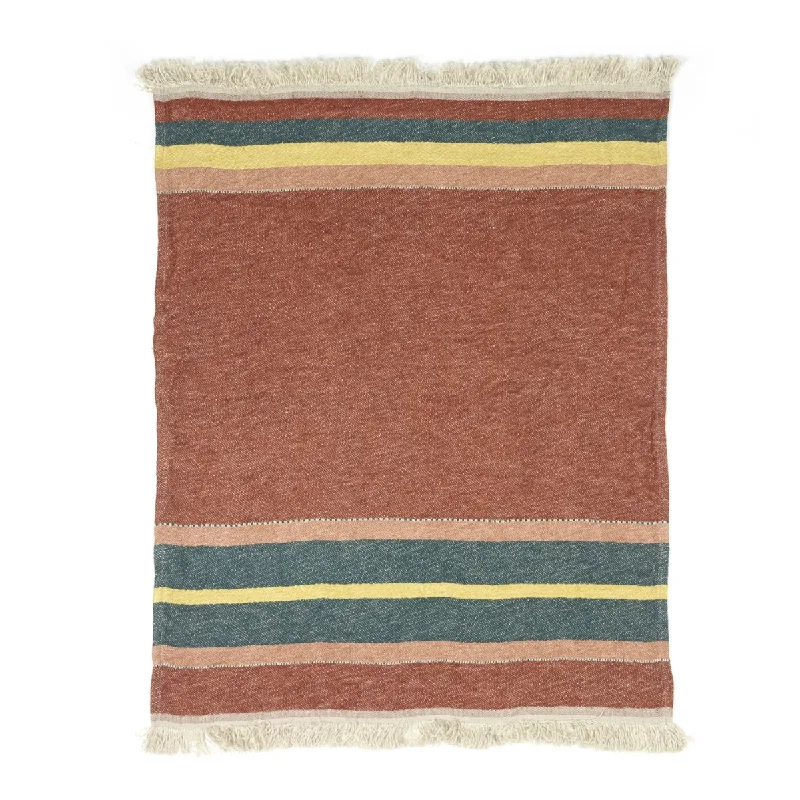 Silk blankets with a smooth and elegant touchFouta Old Rose Towel/Throw Blanket