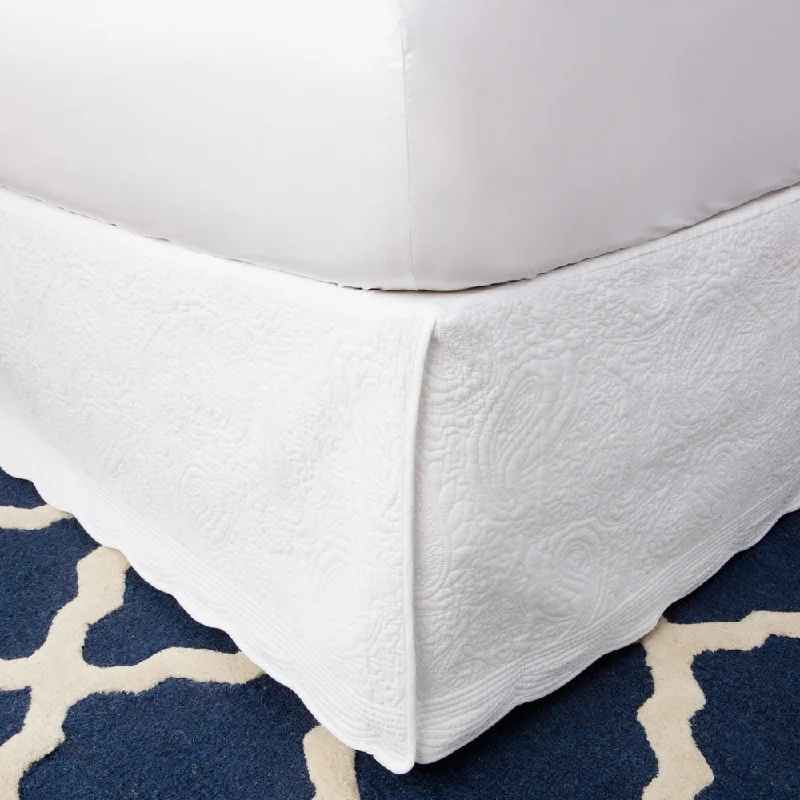 Bed skirts for beds with a metal frameBed skirts for beds with a square frameGreenland Home Fashions Paisley Quilted 18-inch Drop Bed Skirt Bed skirts for beds with a metal frameBed skirts for beds with a square frameGreenland Home Fashions Paisley Quilted 18-inch Drop Bed Skirt