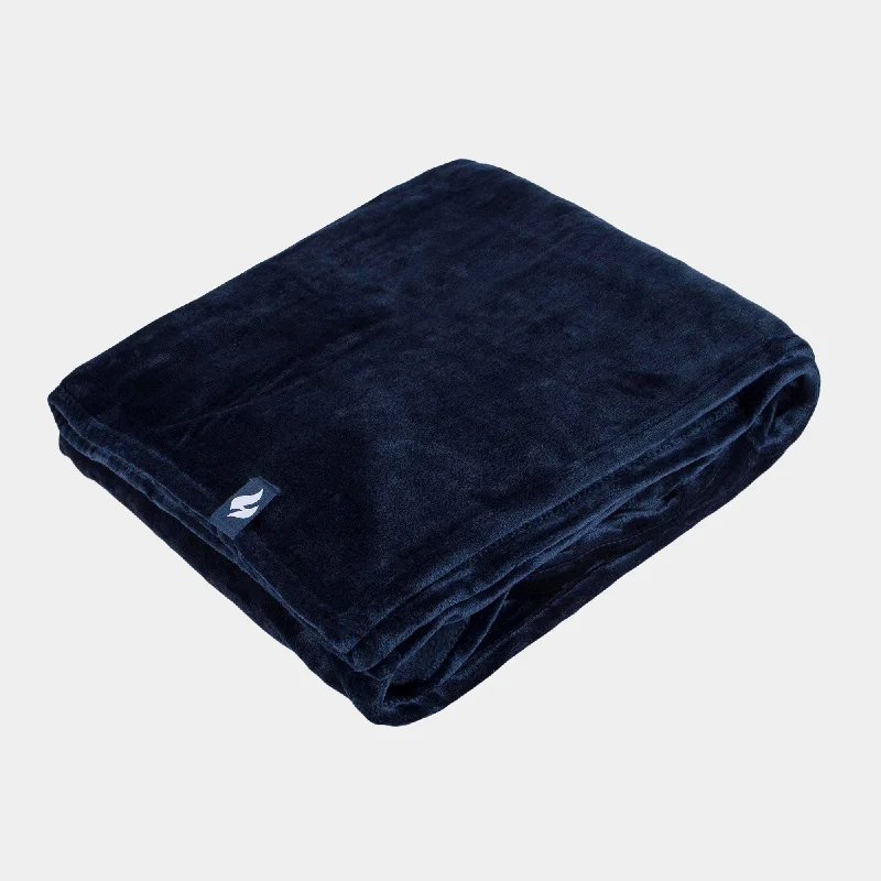 cotton bedspreads for breathability and softnessHeat Holder - Navy Throw 180x200cm