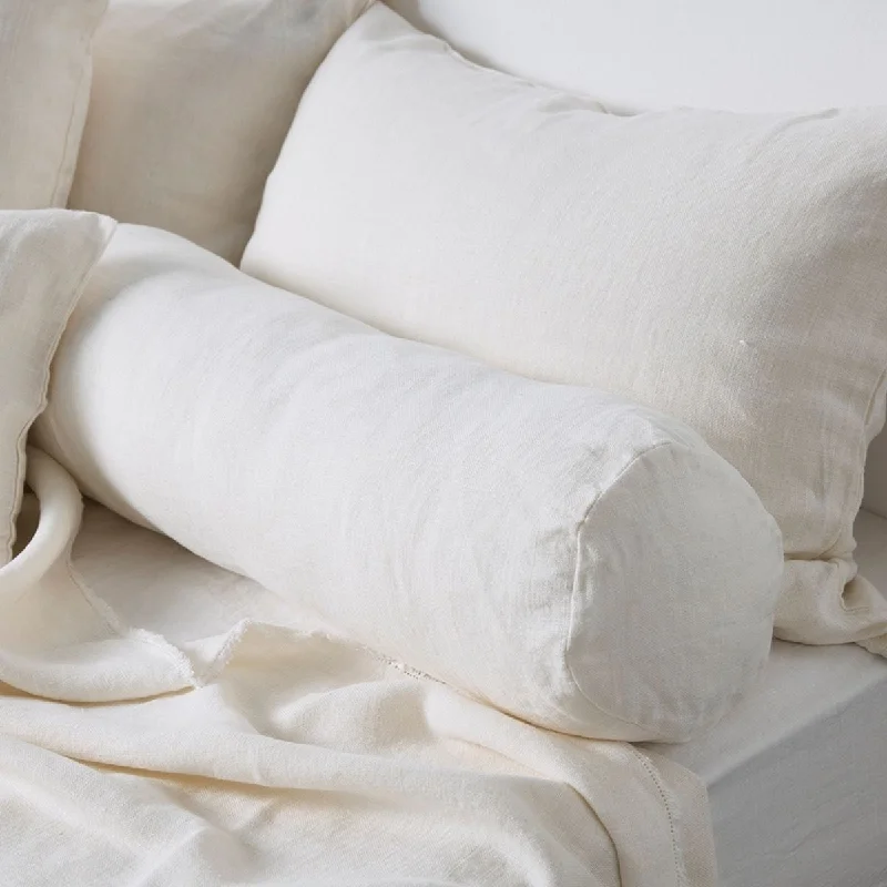 Bolsters for Victorian - Style Bedrooms to Add EleganceHeavy Linen Bolster Cushion Cover in White Bolsters for Victorian - Style Bedrooms to Add EleganceHeavy Linen Bolster Cushion Cover in White