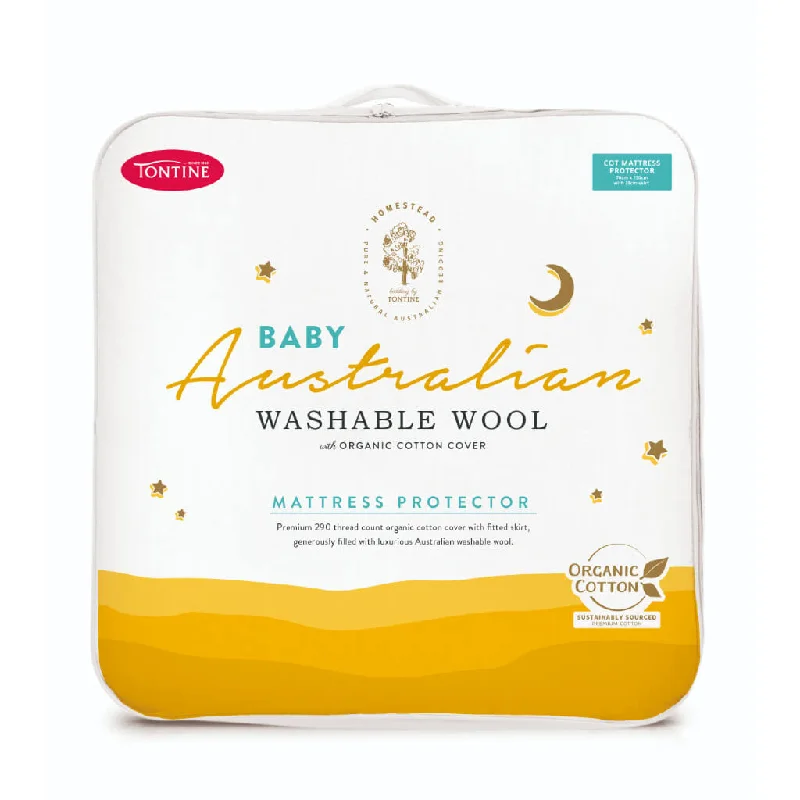 Polyester - foam mattresses for budget - friendly optionsHomestead Baby/Junior Australian Washable Wool Mattress Protector Polyester - foam mattresses for budget - friendly optionsHomestead Baby/Junior Australian Washable Wool Mattress Protector