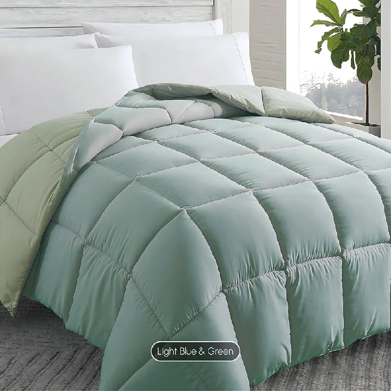 Light Blue & Green