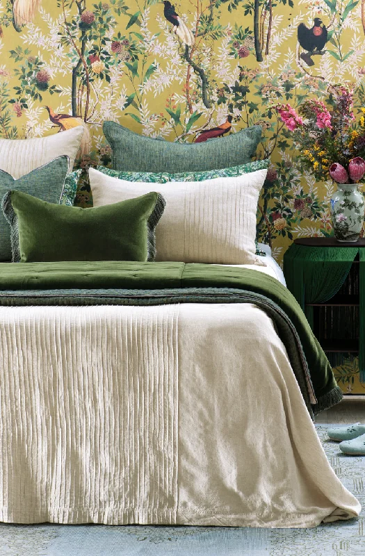 cotton bedspreads for breathability and softnesskaiyu natural linen bedspread
