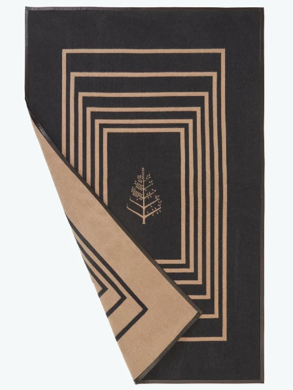 Cashmere blankets for ultimate softness and luxuryLeather Trim Throw