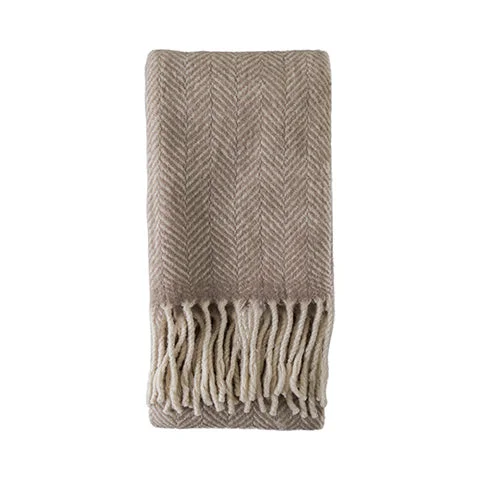 Silk blankets with a smooth and elegant touchLudlow Pure Wool Blanket
