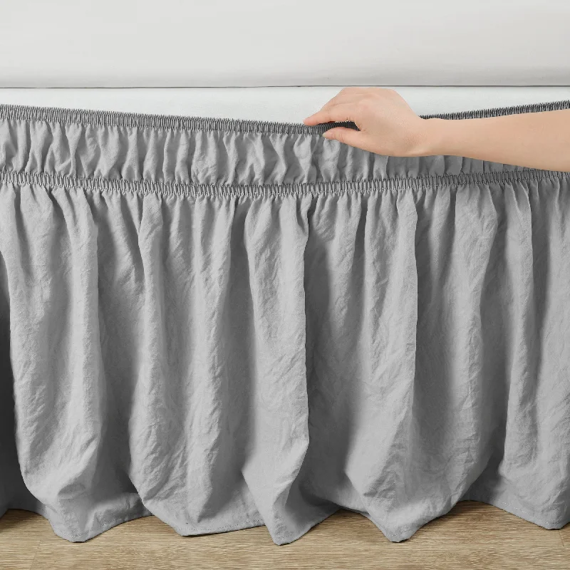 Bed skirts for beds with a round frameBed skirts for air beds to make them look more like a regular bedLush Decor Ruched Ruffle Elastic Easy Wrap Around Bedskirt Bed skirts for beds with a round frameBed skirts for air beds to make them look more like a regular bedLush Decor Ruched Ruffle Elastic Easy Wrap Around Bedskirt