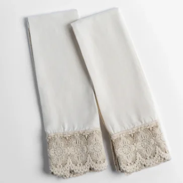 Parchment with lace