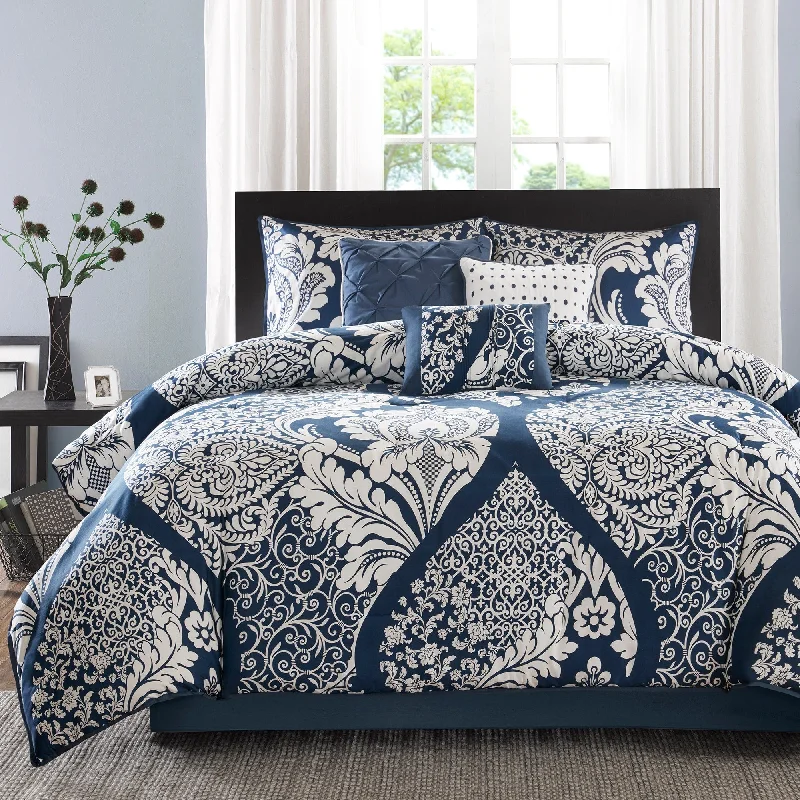 Synthetic - filled comforters like polyester for affordability and hypoallergenic propertiesMadison Park Marcella 7 Piece Cotton Printed Comforter Set Synthetic - filled comforters like polyester for affordability and hypoallergenic propertiesMadison Park Marcella 7 Piece Cotton Printed Comforter Set
