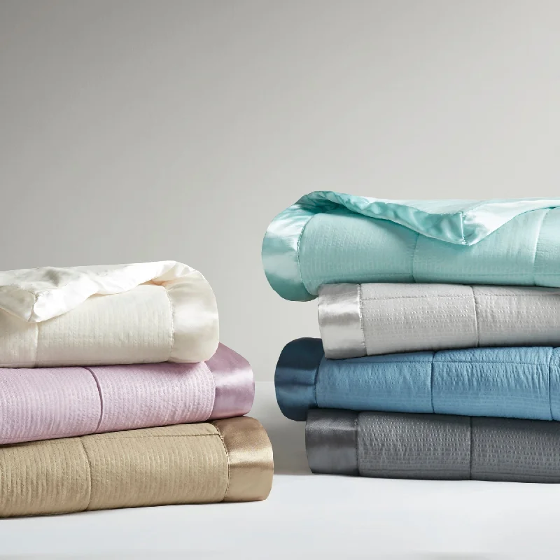 King - size blankets to cover large beds comfortablyMadison Park Parkman Oversized Down Alternative Blanket with Satin Trim King - size blankets to cover large beds comfortablyMadison Park Parkman Oversized Down Alternative Blanket with Satin Trim