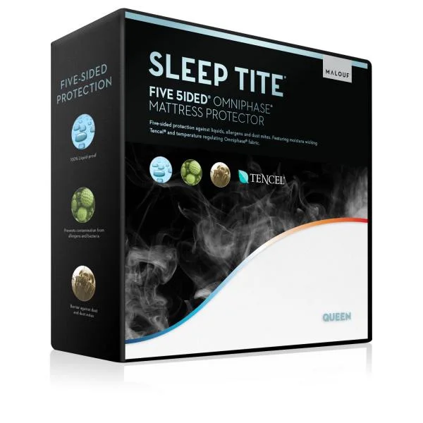 Memory foam mattresses for pressure relief and contouringMALOUF 5 SIDED WITH OMNI PHASE® MATTRESS PROTECTOR Memory foam mattresses for pressure relief and contouringMALOUF 5 SIDED WITH OMNI PHASE® MATTRESS PROTECTOR