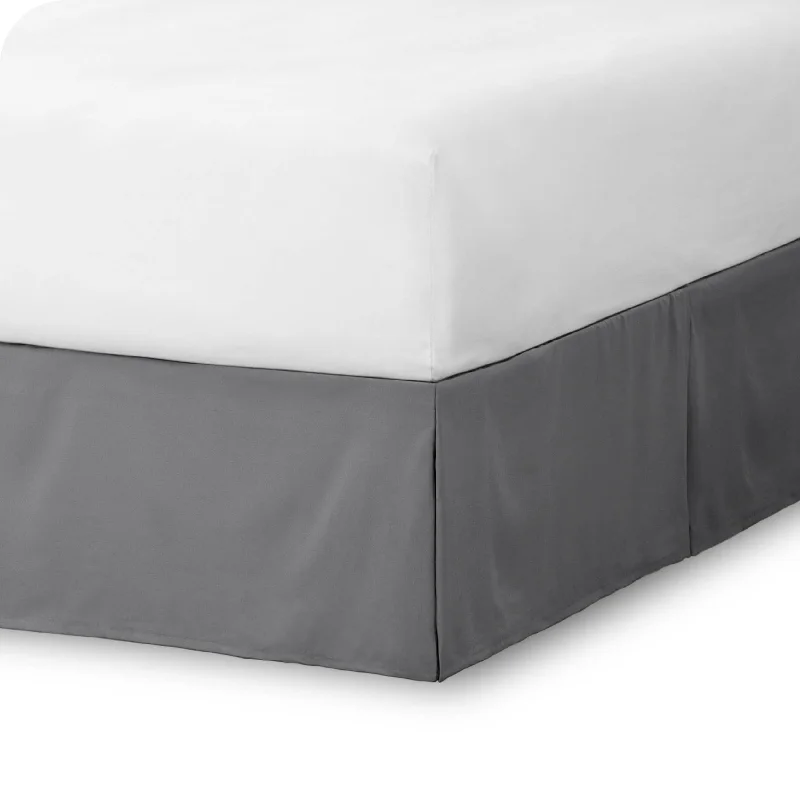 Bed skirts for beds with a solid - panel frameBed skirts for beds with a solid - panel frameIconic Pleated Bedskirt Bed skirts for beds with a solid - panel frameBed skirts for beds with a solid - panel frameIconic Pleated Bedskirt