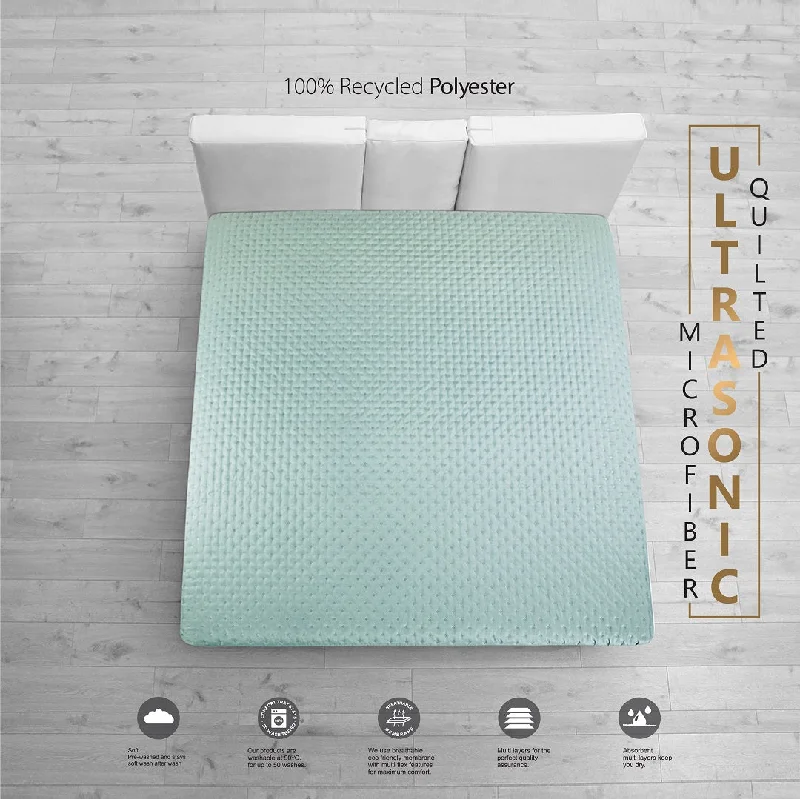 Wool - filled mattresses for natural insulation and moisture - wickingMicrofiber Ultrasonic Quilted Waterproof Mattress Protector Wool - filled mattresses for natural insulation and moisture - wickingMicrofiber Ultrasonic Quilted Waterproof Mattress Protector