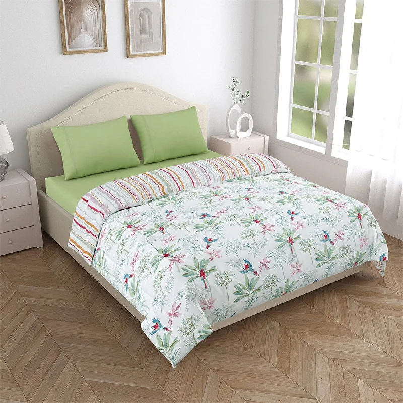 Microfiber - filled comforters that are lightweight and easy to care forMicrofibre Reversible Comforter, Palmscape