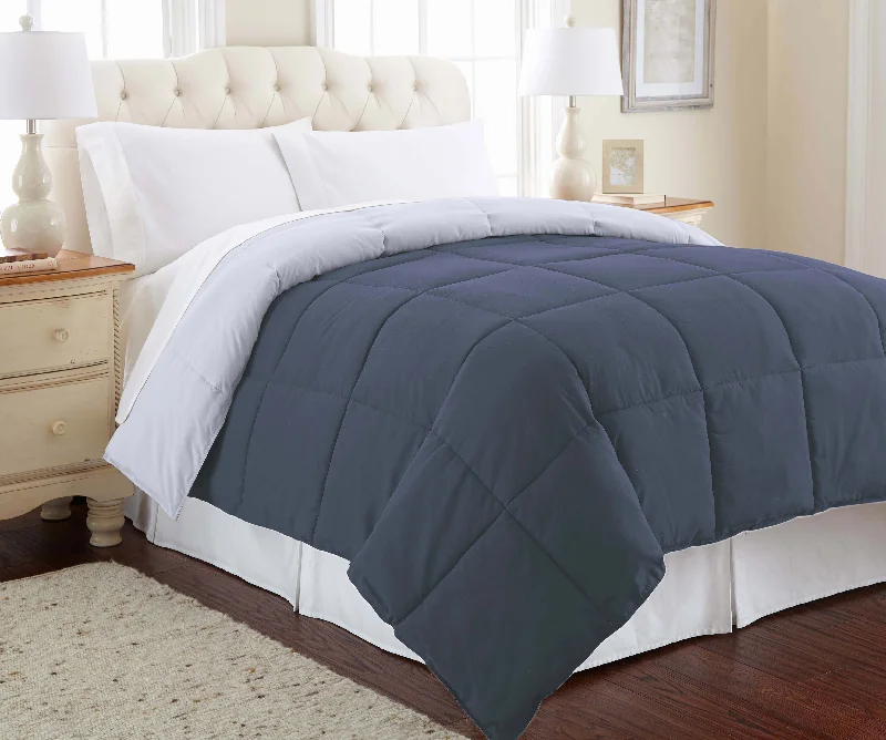 Microfiber - filled comforters that are lightweight and easy to care forModern Threads Down Alternative Microfiber Quilted Reversible Comforter/Duvet Insert Microfiber - filled comforters that are lightweight and easy to care forModern Threads Down Alternative Microfiber Quilted Reversible Comforter/Duvet Insert