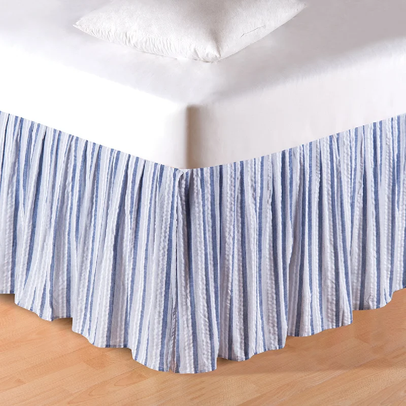 Bed skirts for beds with a simple - straight - lined frameBed skirts for beds with a wooden frameNantucket Stripes Bed Skirt Bed skirts for beds with a simple - straight - lined frameBed skirts for beds with a wooden frameNantucket Stripes Bed Skirt