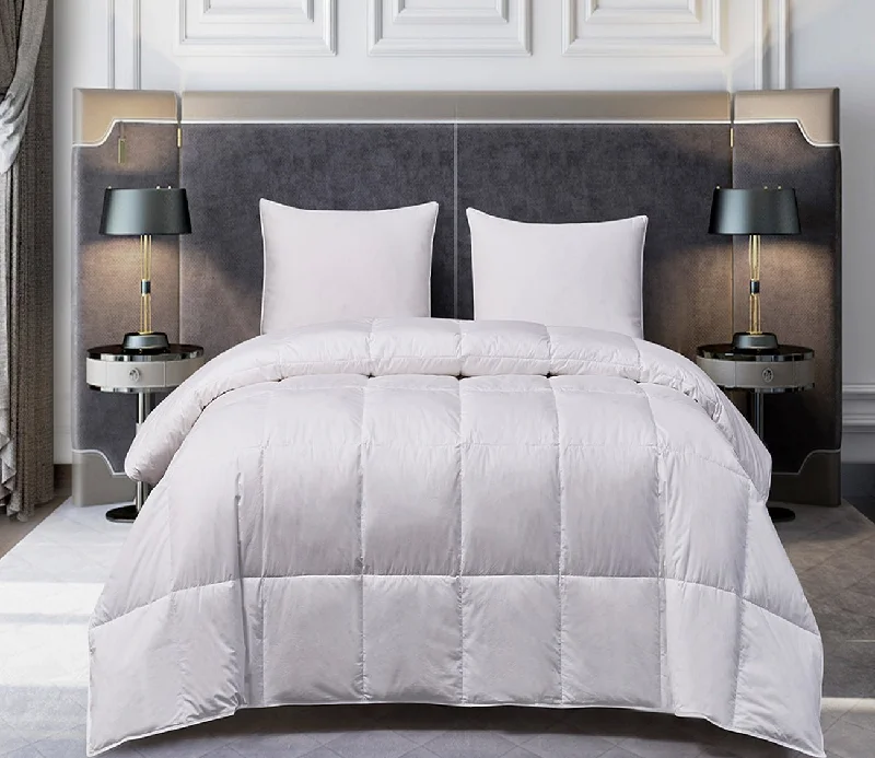 Down - filled comforters for supreme warmth and lightnessBlue Ridge Home Naples Hungarian White Goose Down Comforter Down - filled comforters for supreme warmth and lightnessBlue Ridge Home Naples Hungarian White Goose Down Comforter