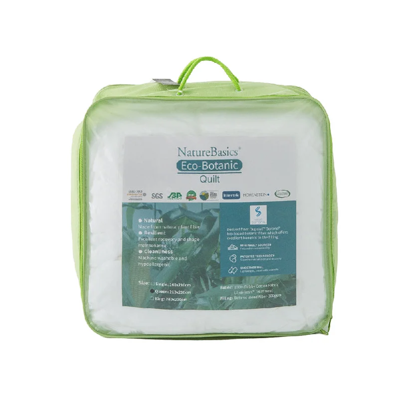 Queen - size duvets suitable for standard queen - sized mattressesNature Basics Eco-Botanic Quilt Queen - size duvets suitable for standard queen - sized mattressesNature Basics Eco-Botanic Quilt
