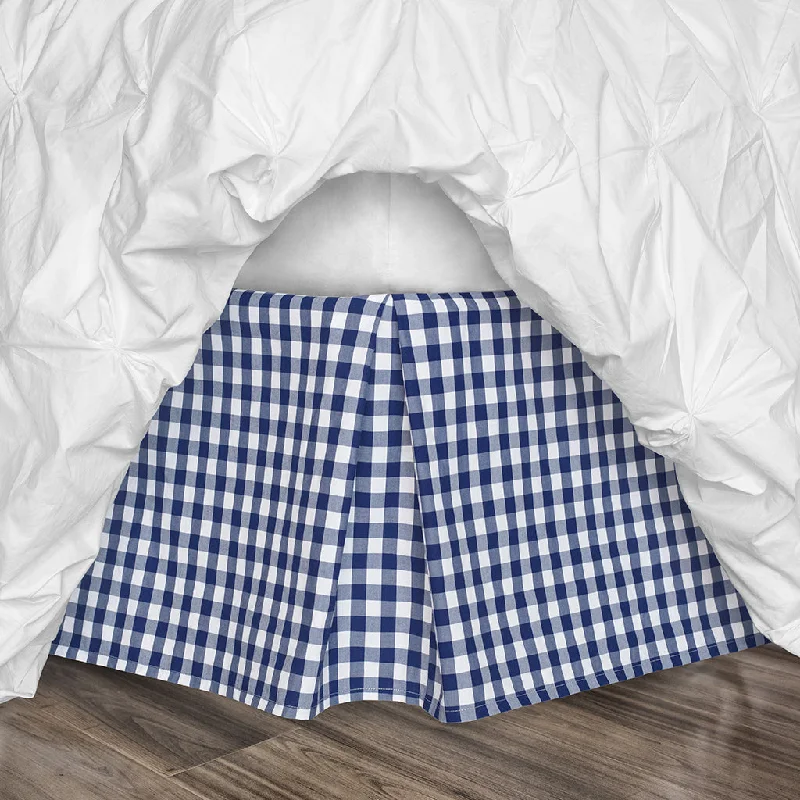 Bed skirts for beds with a rectangular frameBed skirts for beds with a rectangular frameNavy Blue Small Gingham Pleated Bed Skirt Bed skirts for beds with a rectangular frameBed skirts for beds with a rectangular frameNavy Blue Small Gingham Pleated Bed Skirt
