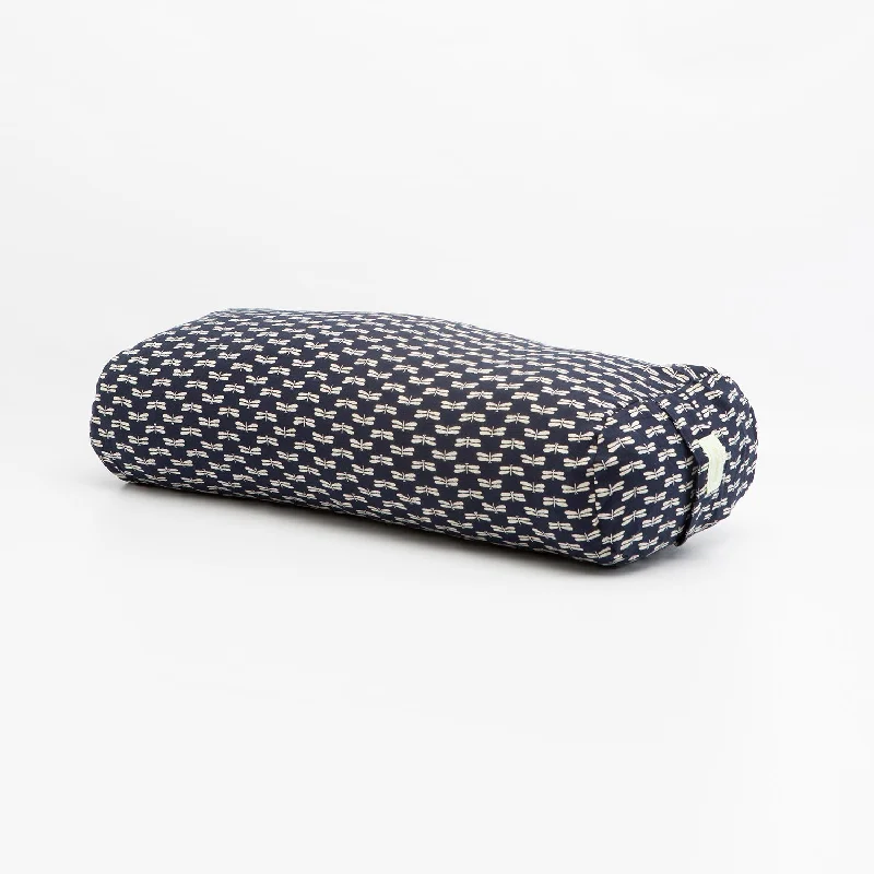 Bolsters for Meditation to Provide Comfortable SeatingNavy Dragonfly Bolster