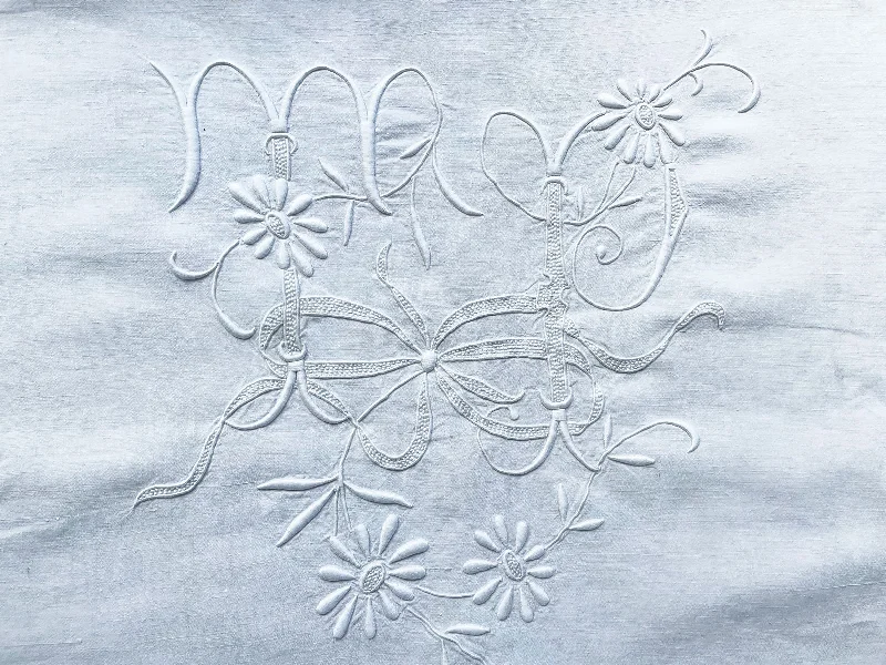 Bolsters for Shiatsu Massages to Target Specific AreasTP Large Bolster Cushion - Antique French TP Monogram on Linen BTP134 Bolsters for Shiatsu Massages to Target Specific AreasTP Large Bolster Cushion - Antique French TP Monogram on Linen BTP134