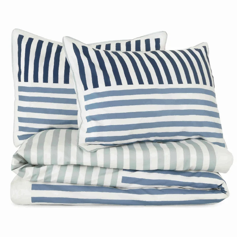 Synthetic - filled comforters like polyester for affordability and hypoallergenic propertiesPainterly Stripe Comforter Set from Novogratz by Utica Synthetic - filled comforters like polyester for affordability and hypoallergenic propertiesPainterly Stripe Comforter Set from Novogratz by Utica