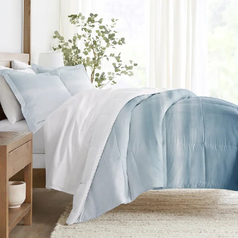 Queen - size comforters for standard queen - sized mattressesOcean Waves Reversible Down-Alternative Comforter Set Queen - size comforters for standard queen - sized mattressesOcean Waves Reversible Down-Alternative Comforter Set