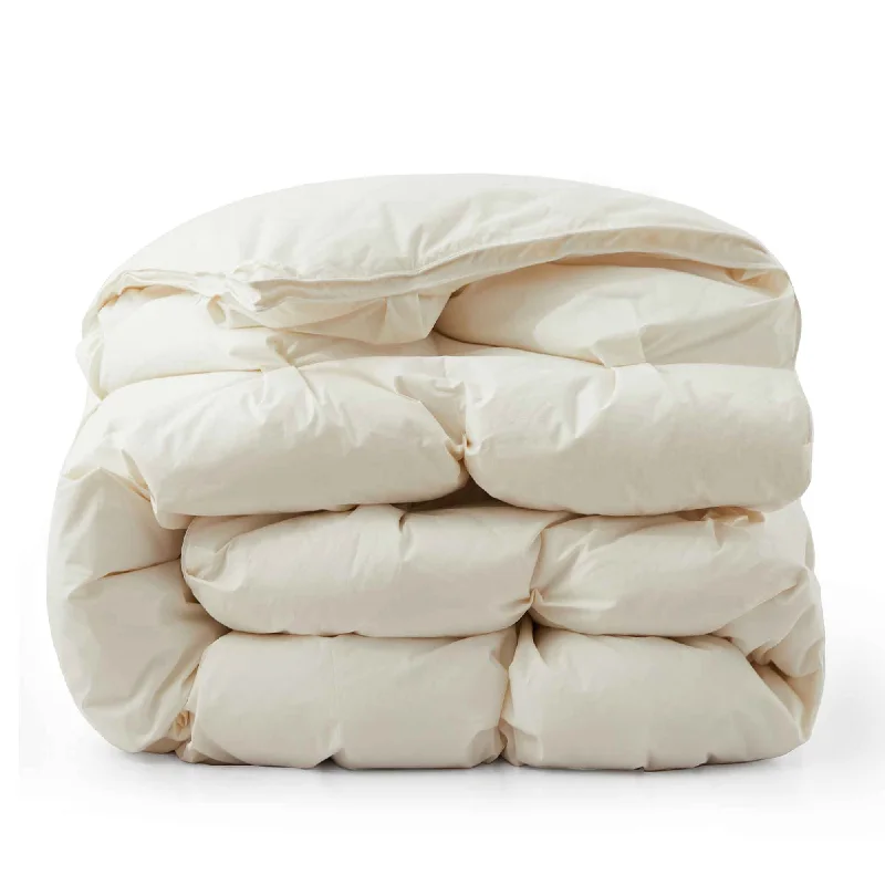 Full - size comforters suitable for full - sized beds in guest rooms or small bedroomsOrganic Cotton Puff Down Comforter for Winter