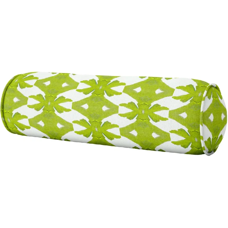 Polyester - filled duvets known for their durability and easy carePalm Green Round Bolster Pillow Polyester - filled duvets known for their durability and easy carePalm Green Round Bolster Pillow
