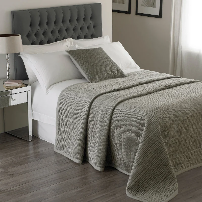 modern minimalist bedspreads for contemporary bedroomsBrooklands Bedspread Silver