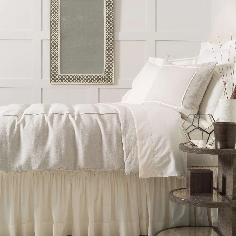 Bed skirts for beds with a decorative - carved frameBed skirts for beds with a square framePine Cone Hill Classic Hemstitch Ivory Bed Skirt Bed skirts for beds with a decorative - carved frameBed skirts for beds with a square framePine Cone Hill Classic Hemstitch Ivory Bed Skirt