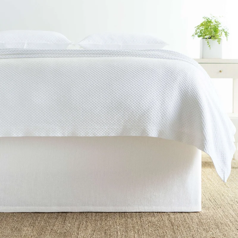 Bed skirts for beds with a square framets for water beds to give them a more traditional lookPine Cone Hill Stone Washed Linen White Tailored Paneled Bed Skirt Bed skirts for beds with a square framets for water beds to give them a more traditional lookPine Cone Hill Stone Washed Linen White Tailored Paneled Bed Skirt