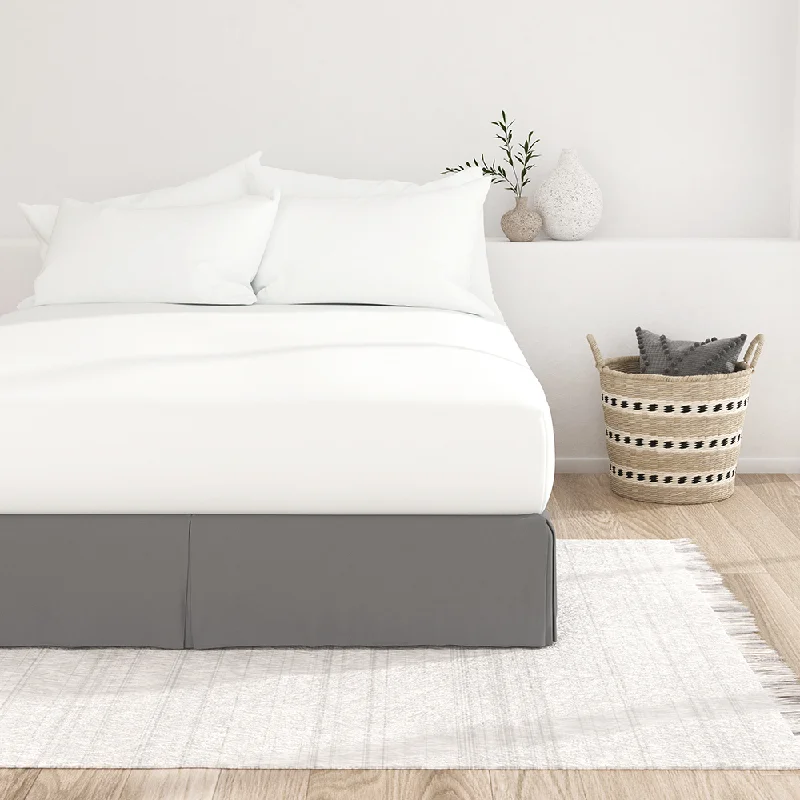 Bed skirts for beds with a modern - angular frameBed skirts for beds with a leather - upholstered framePleated Dust Ruffle Bed Skirt Bed skirts for beds with a modern - angular frameBed skirts for beds with a leather - upholstered framePleated Dust Ruffle Bed Skirt