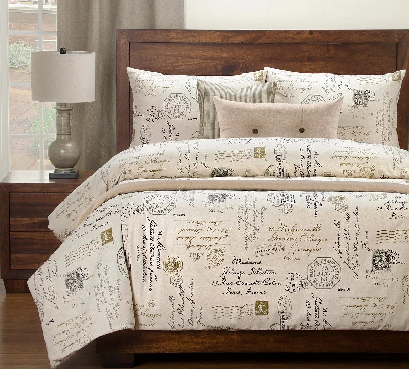 Bamboo - fiber - filled comforters with antibacterial and breathable qualitiesPostscript Linen Queen Comforter Set Bamboo - fiber - filled comforters with antibacterial and breathable qualitiesPostscript Linen Queen Comforter Set