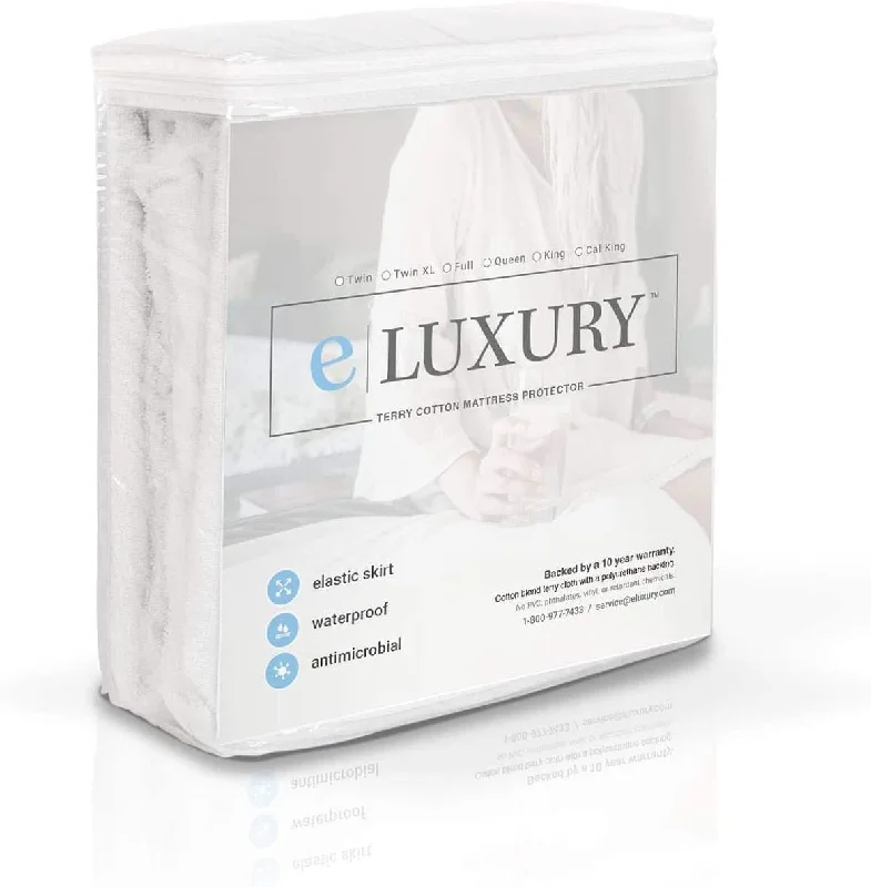 Latex mattresses with natural bounce and breathabilityPremium Cotton Terry Cloth Waterproof Mattress Protectors 10"-18" Latex mattresses with natural bounce and breathabilityPremium Cotton Terry Cloth Waterproof Mattress Protectors 10"-18"