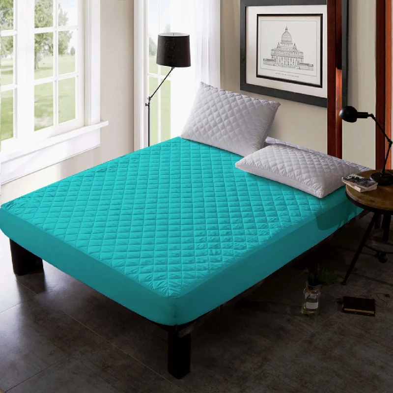 Polyester - foam mattresses for budget - friendly optionsQuilted Waterproof Mattress Protector-Turquoise Polyester - foam mattresses for budget - friendly optionsQuilted Waterproof Mattress Protector-Turquoise