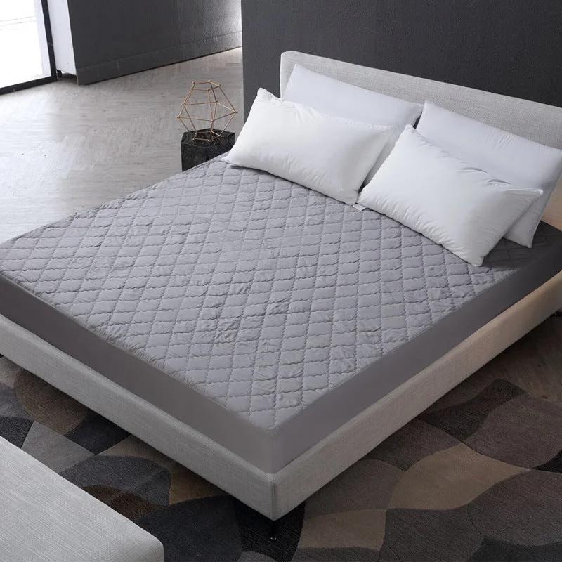 Bamboo - charcoal infused mattresses for odor absorptionQuilted Waterproof Mattress Protector (Grey) Bamboo - charcoal infused mattresses for odor absorptionQuilted Waterproof Mattress Protector (Grey)