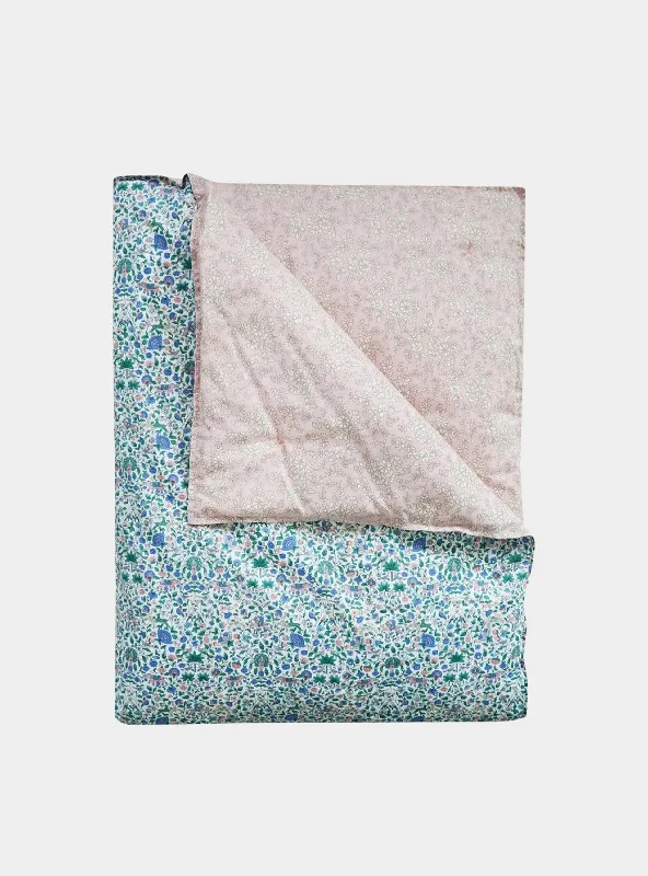asian - inspired bedspreads with traditional motifs such as cherry blossoms or dragons for a zen atmosphereIMRAN & CAPEL PINK Liberty Reversible Heirloom Quilt asian - inspired bedspreads with traditional motifs such as cherry blossoms or dragons for a zen atmosphereIMRAN & CAPEL PINK Liberty Reversible Heirloom Quilt