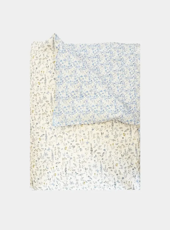 coastal style bedspreads with nautical elements like anchors and stripes for beach - themed roomsTHEO BLUE & MITSI VALERIA BLUE Liberty Reversible Heirloom Quilt coastal style bedspreads with nautical elements like anchors and stripes for beach - themed roomsTHEO BLUE & MITSI VALERIA BLUE Liberty Reversible Heirloom Quilt