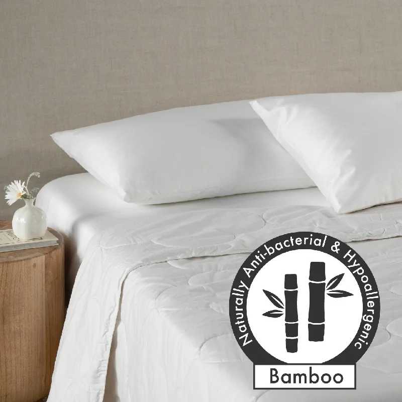 Memory - foam - infused duvets for added body - contouring comfortRobinsons Bamboo Lightweight Cooling Quilt Hotel Collection Memory - foam - infused duvets for added body - contouring comfortRobinsons Bamboo Lightweight Cooling Quilt Hotel Collection