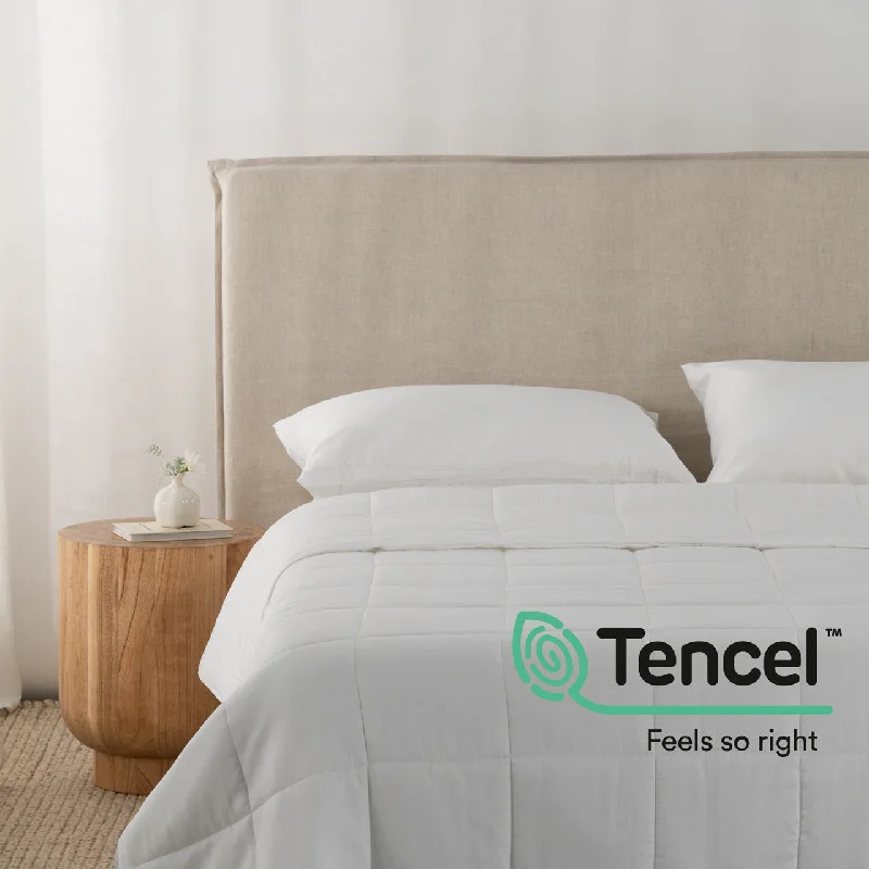Polyester - filled duvets known for their durability and easy careRobinsons TENCEL™ Lyocell Luxe Quilt Heritage Collection